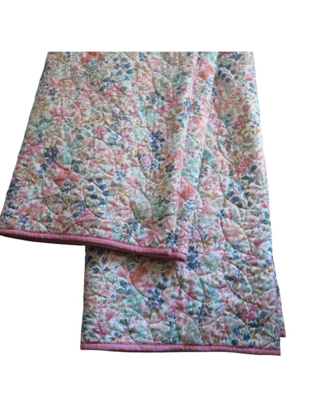 Laura Ashley Floral Reversible Quilt 96